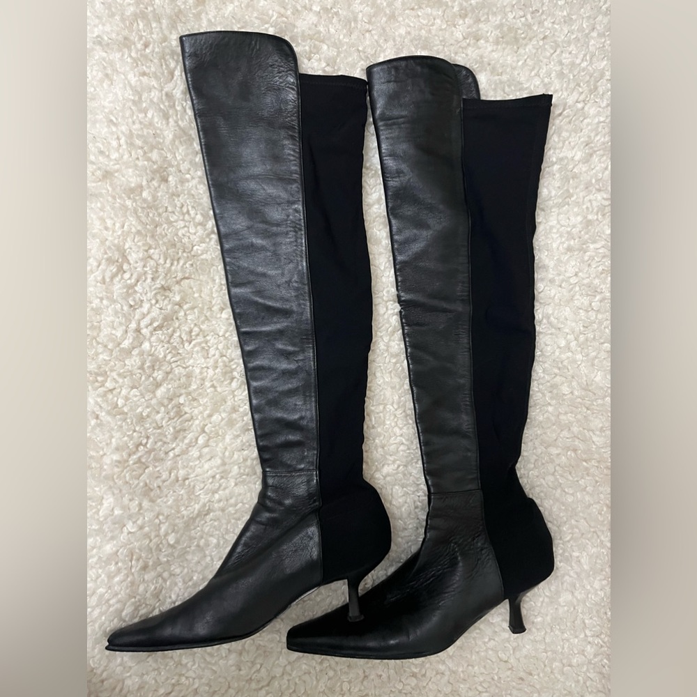 Stuart weirzman black boots
